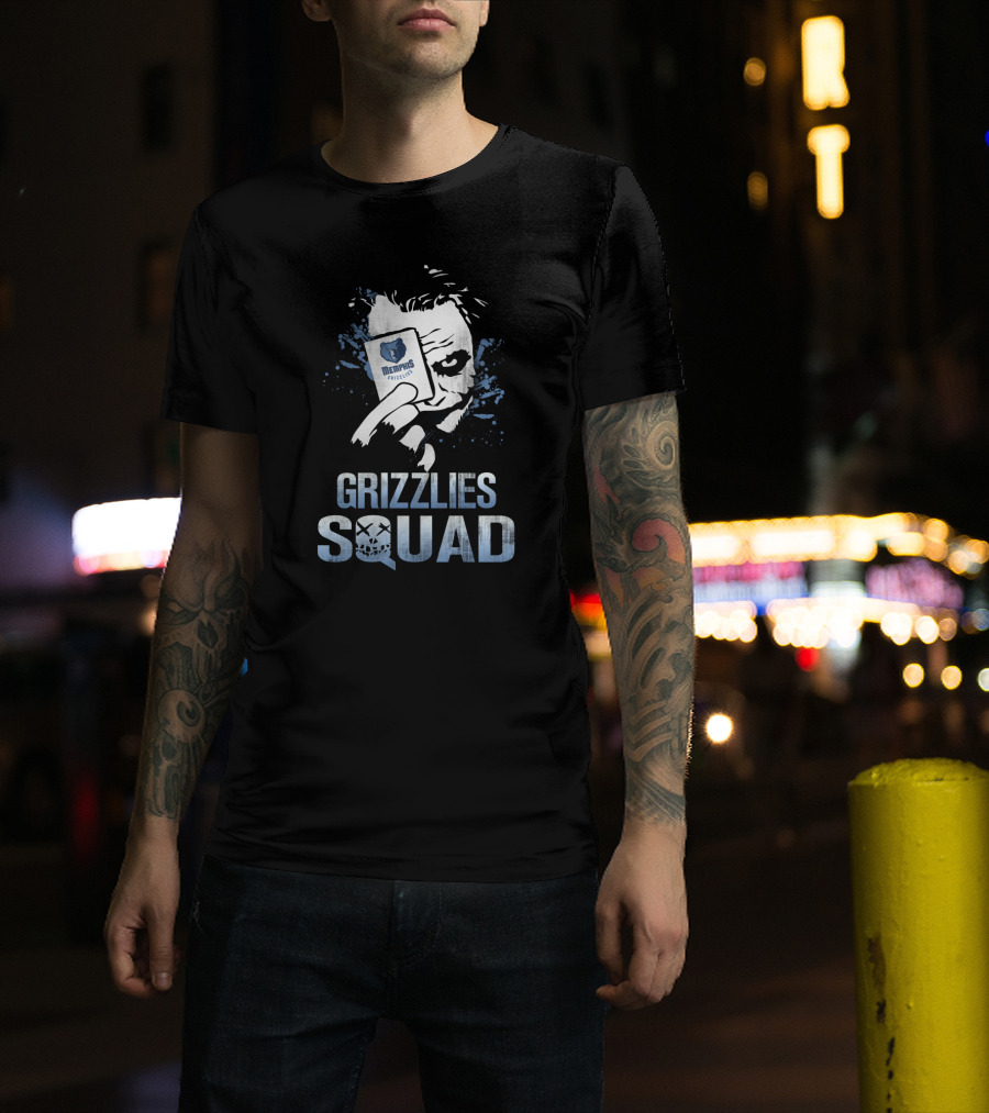 Grizzlies Squad Joker Card Memphis Grizzlies Fans T-Shirt