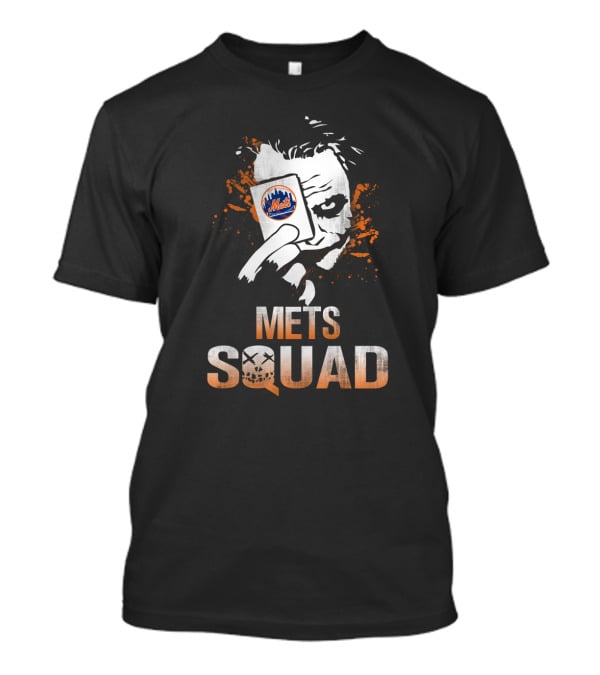 Mets Squad Joker Playing Card Graphic Featuring New York Mets T-Shirt