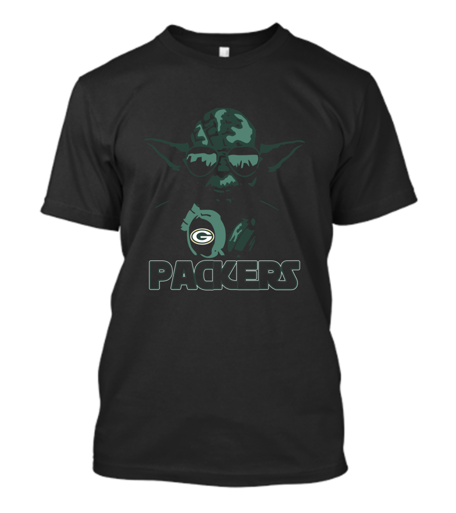Yoda Packers Star Wars And Green Bay Fans T-Shirt