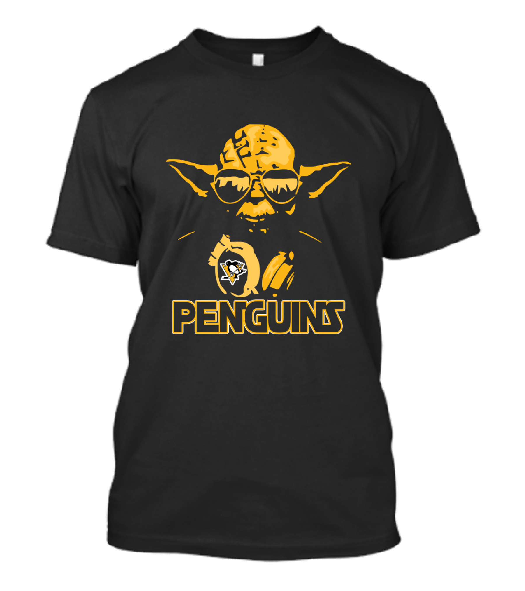 Penguins Yoda With Pittsburgh Penguins T-Shirt