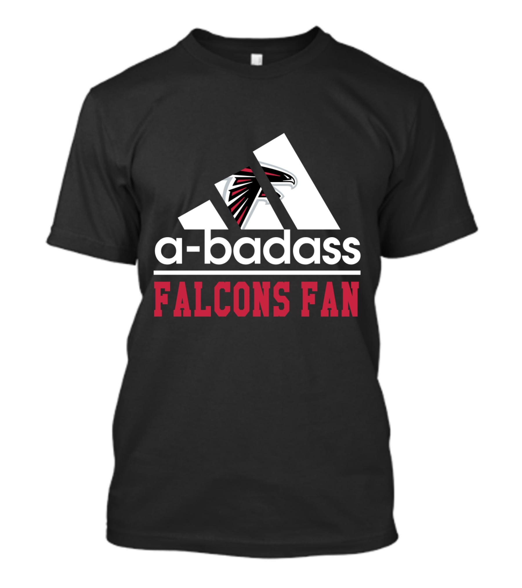 A-Badass Falcons Fan Atlanta Falcons Cool For Fans T-Shirt
