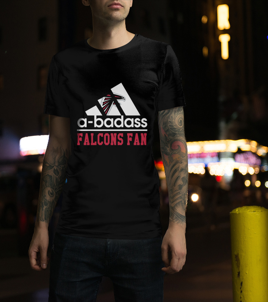 A-Badass Falcons Fan Atlanta Falcons Cool For Fans T-Shirt