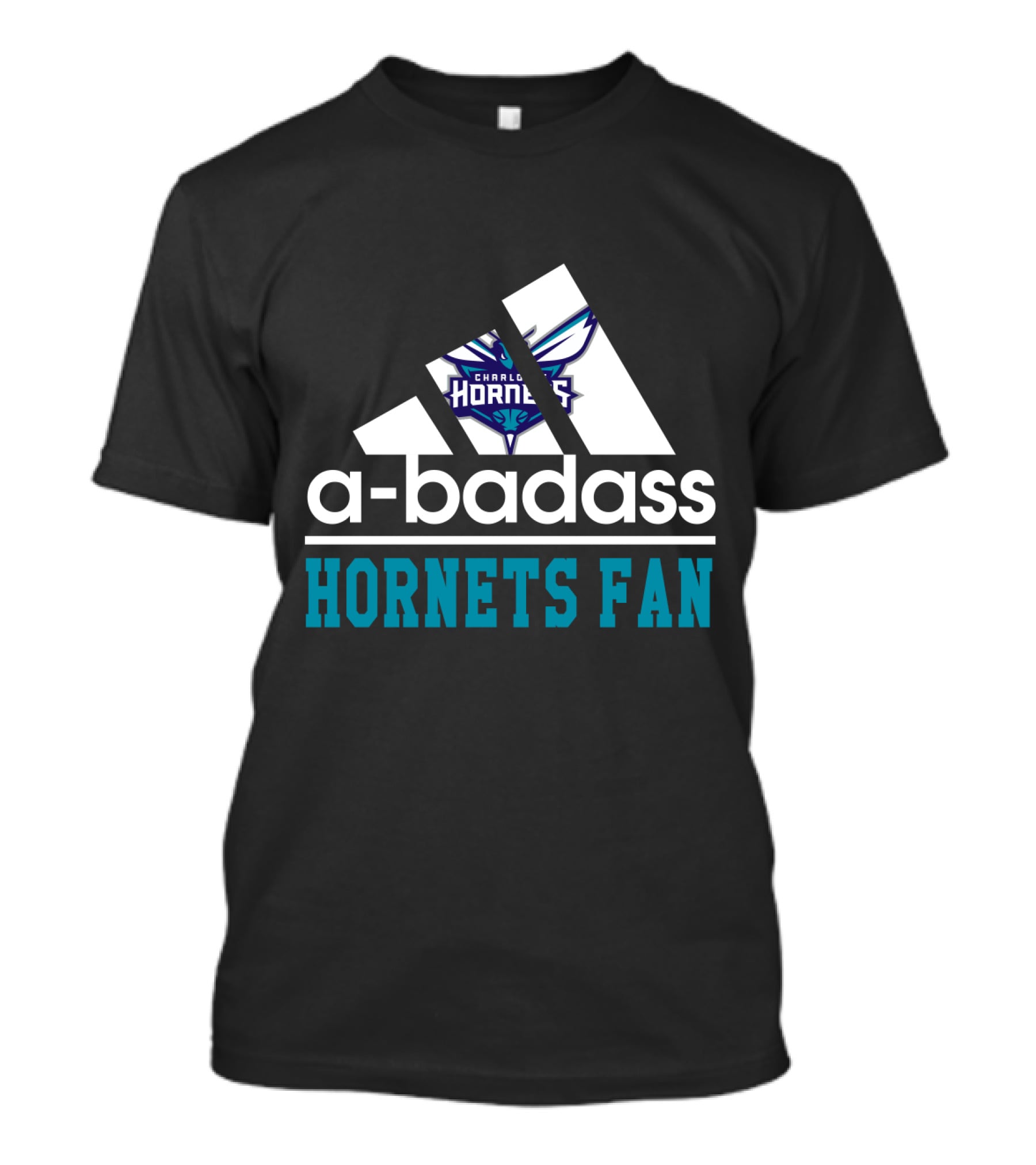 Charlotte Hornets Badass Hornets Fan T-Shirt