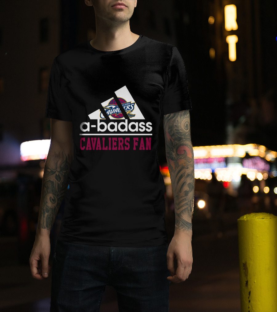 Cleveland Cavaliers A-Badass Cavaliers Fan T-Shirt