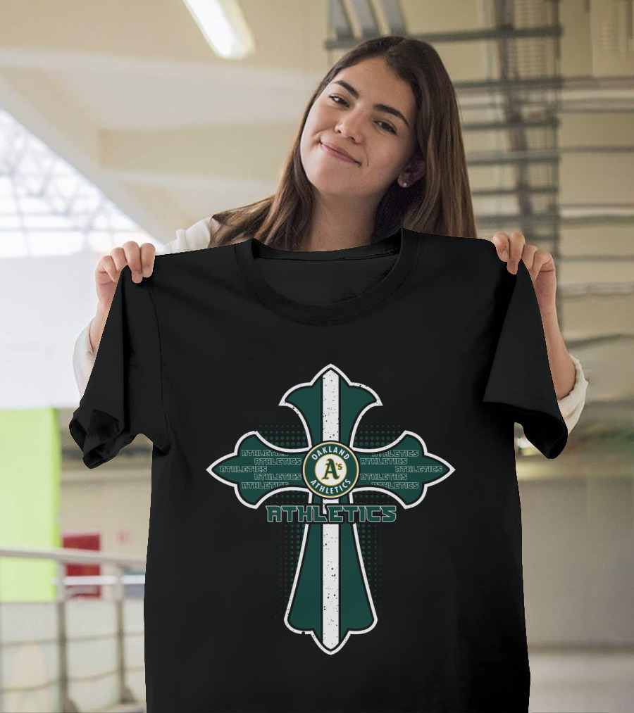 Oakland Athletics Cross For Jesus Fans T-Shirt