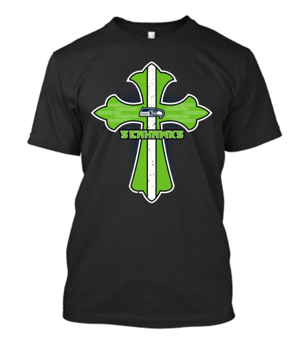 Seahawks Cross For Jesus And Seattle Seahawks Fans T-Shirt