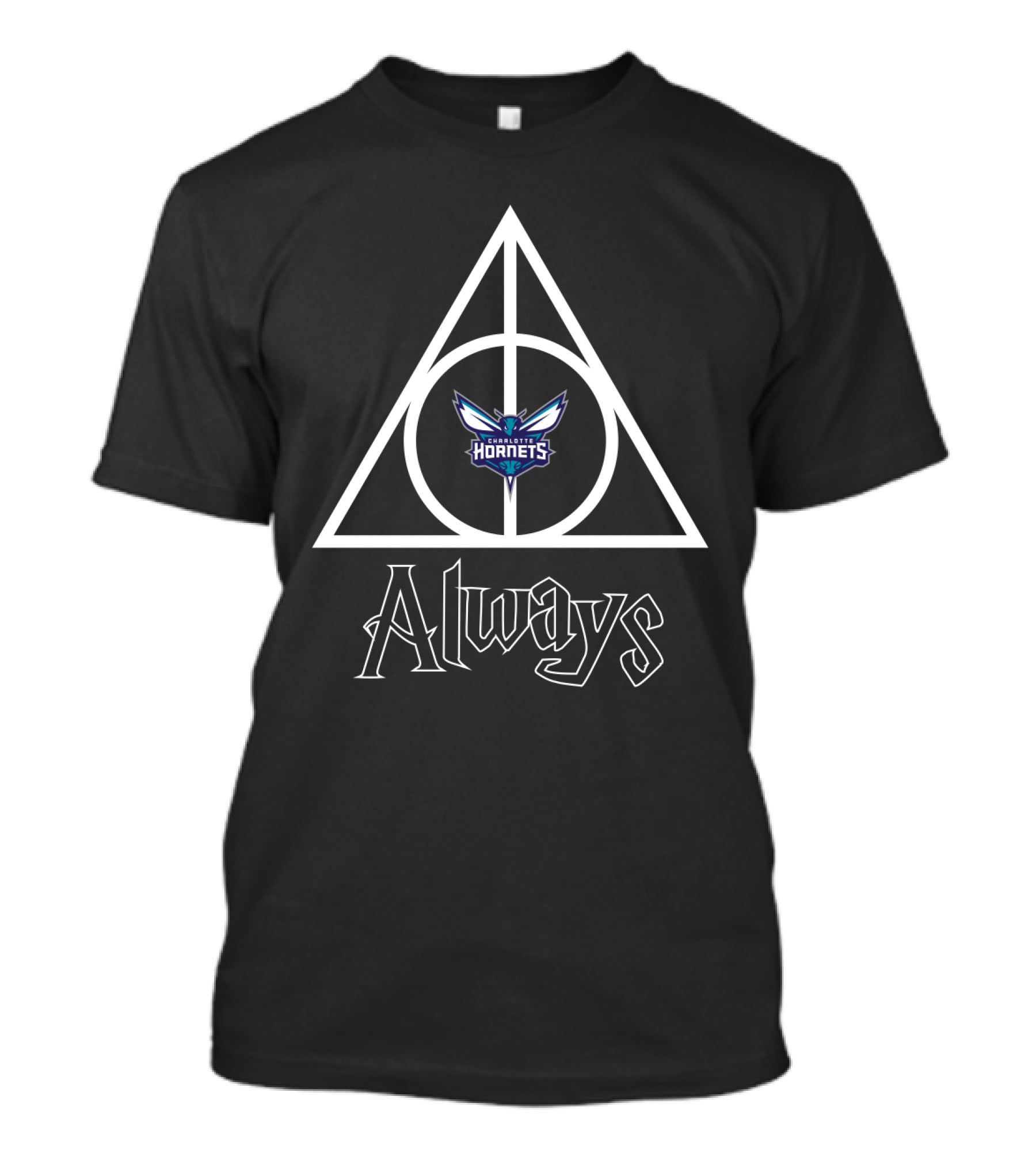 Always Deathly Hallows Charlotte Hornets T-Shirt