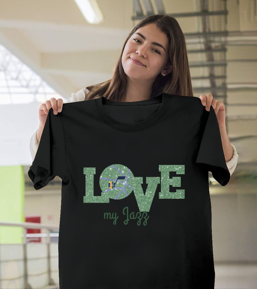 Love My Jazz Utah Basketball Fans T-Shirt