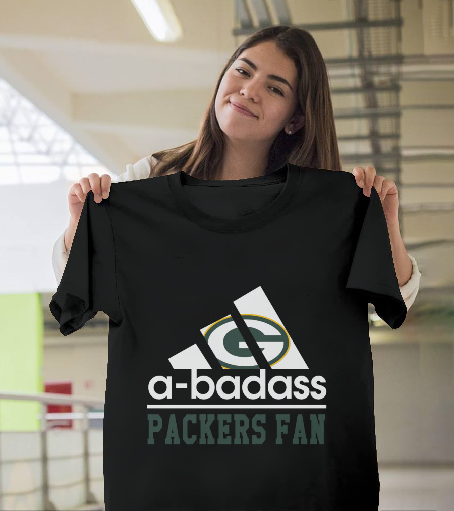 Green Bay Packers A-Badass Packers Fan T-Shirt