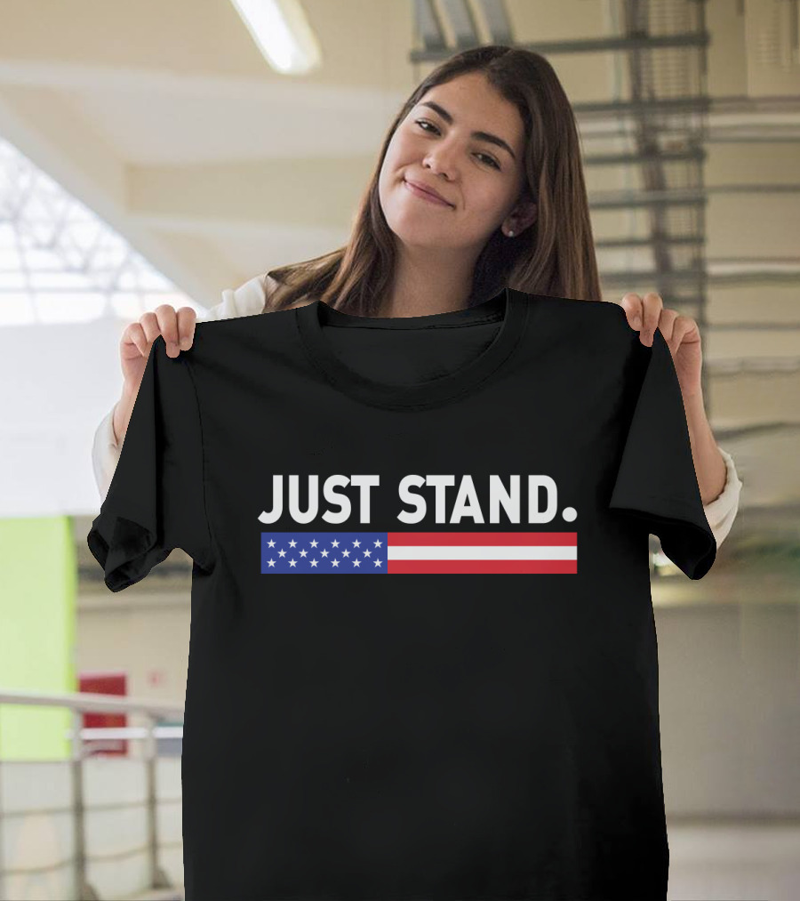 Just Stand American Flag T-Shirt