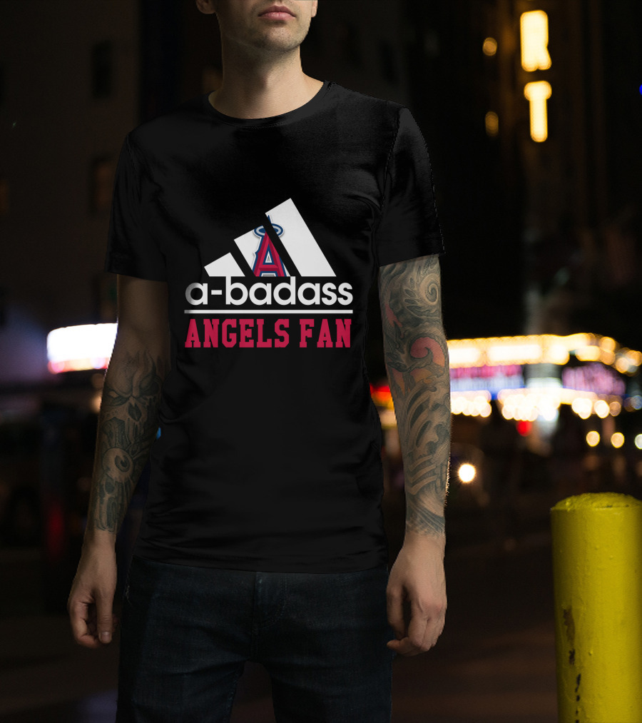 Los Angeles Angels A-Badass Angels Fan T-Shirt
