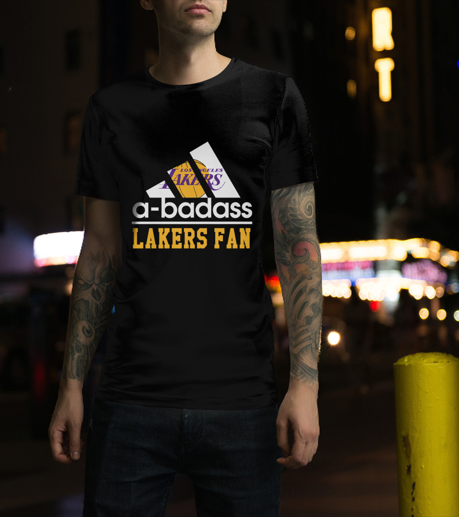 Los Angeles Lakers A-Badass Lakers Fan T-Shirt