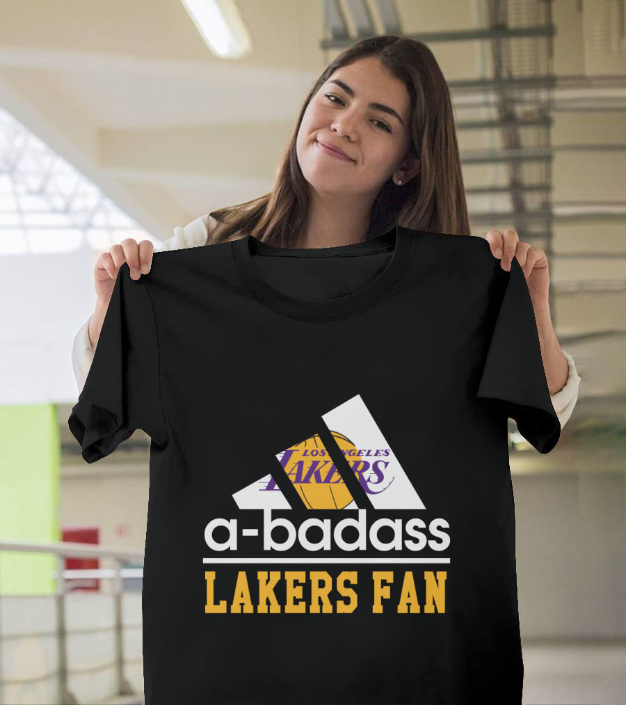 Los Angeles Lakers A-Badass Lakers Fan T-Shirt