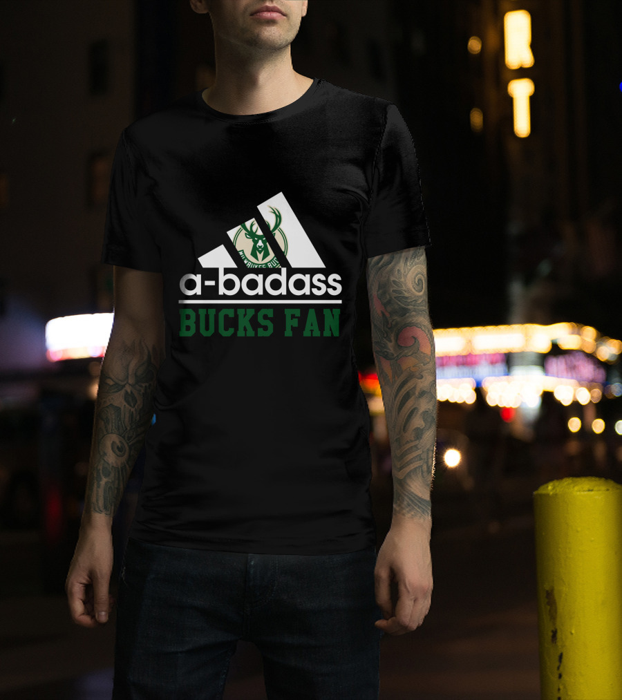 A-Badass Milwaukee Bucks Fan T-Shirt