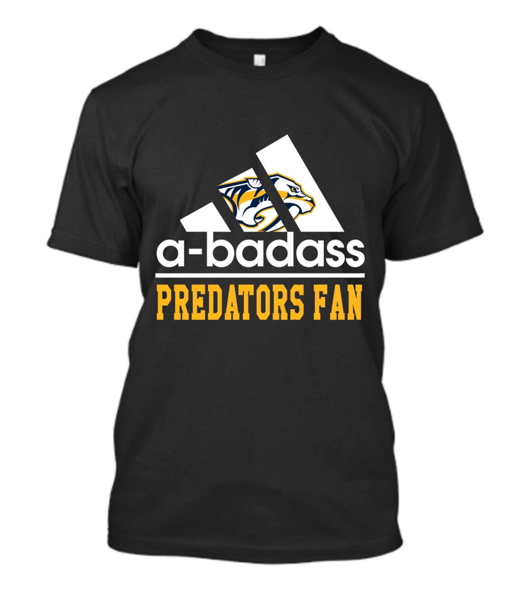 A-Badass Predators Fan Nashville Predators T-Shirt