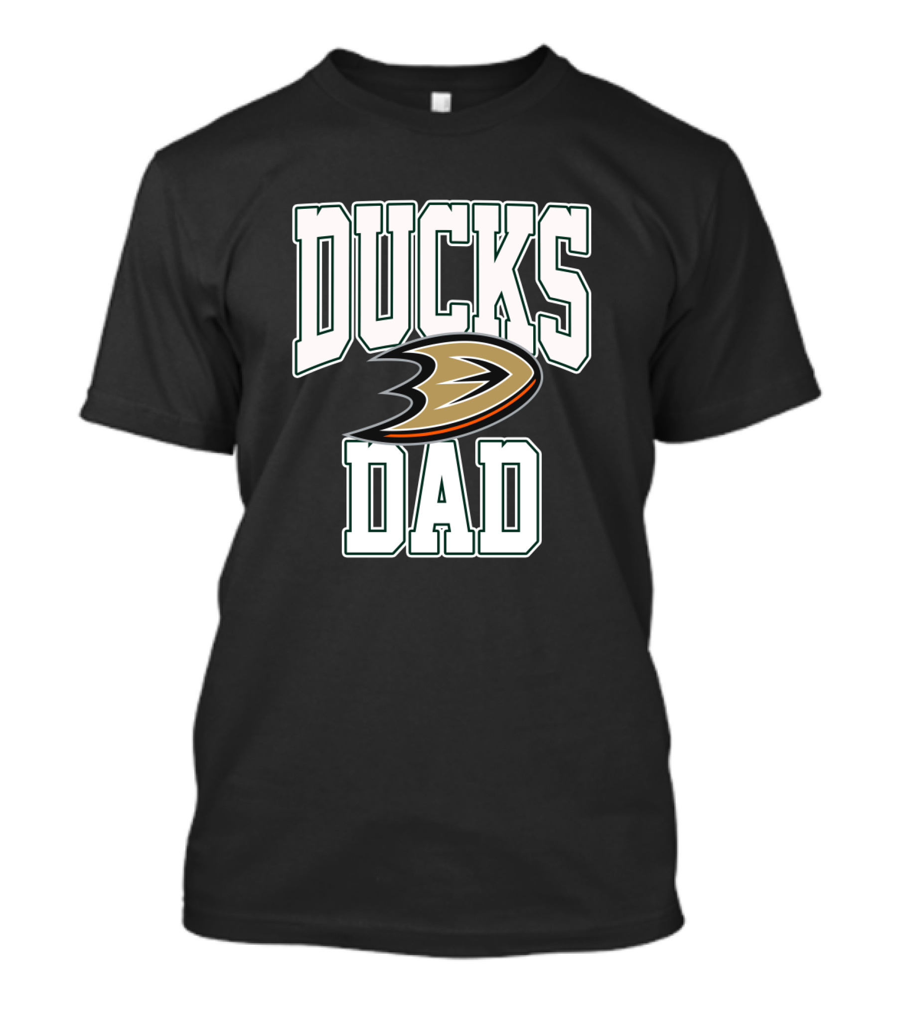 Anaheim Ducks Dad Hockey Team Logo T-Shirt