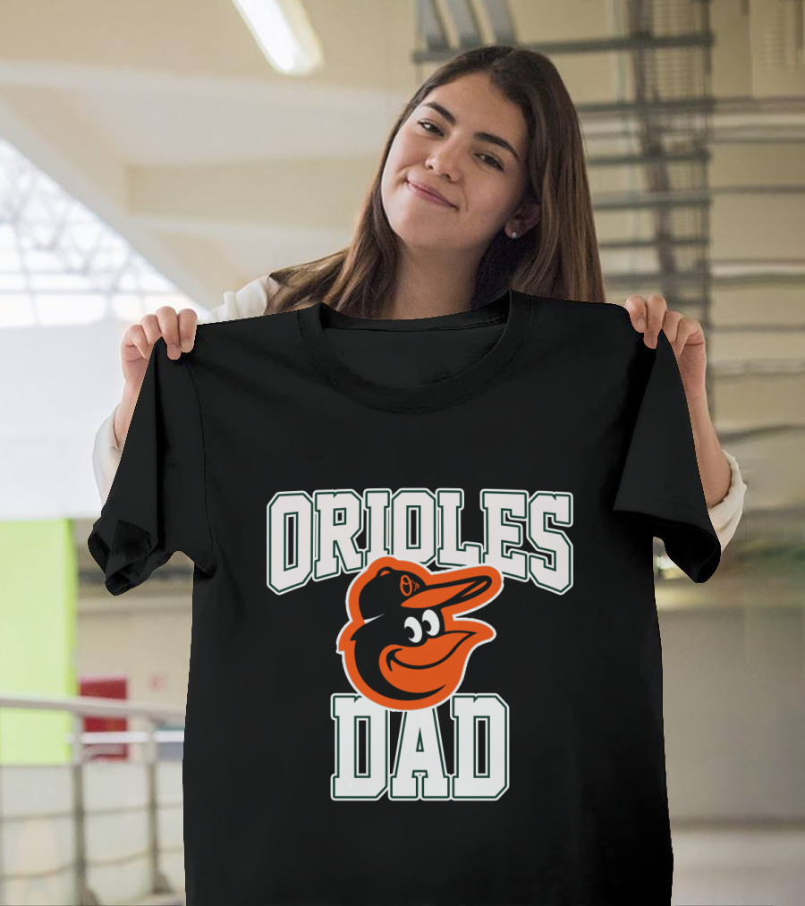 Orioles Dad Baltimore Orioles Logo Fathers T-Shirt