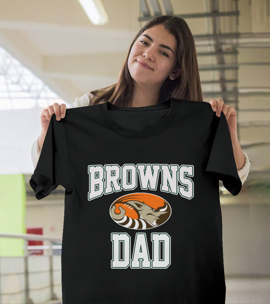 Cleveland Browns Dad Tiger Father's Day T-Shirt