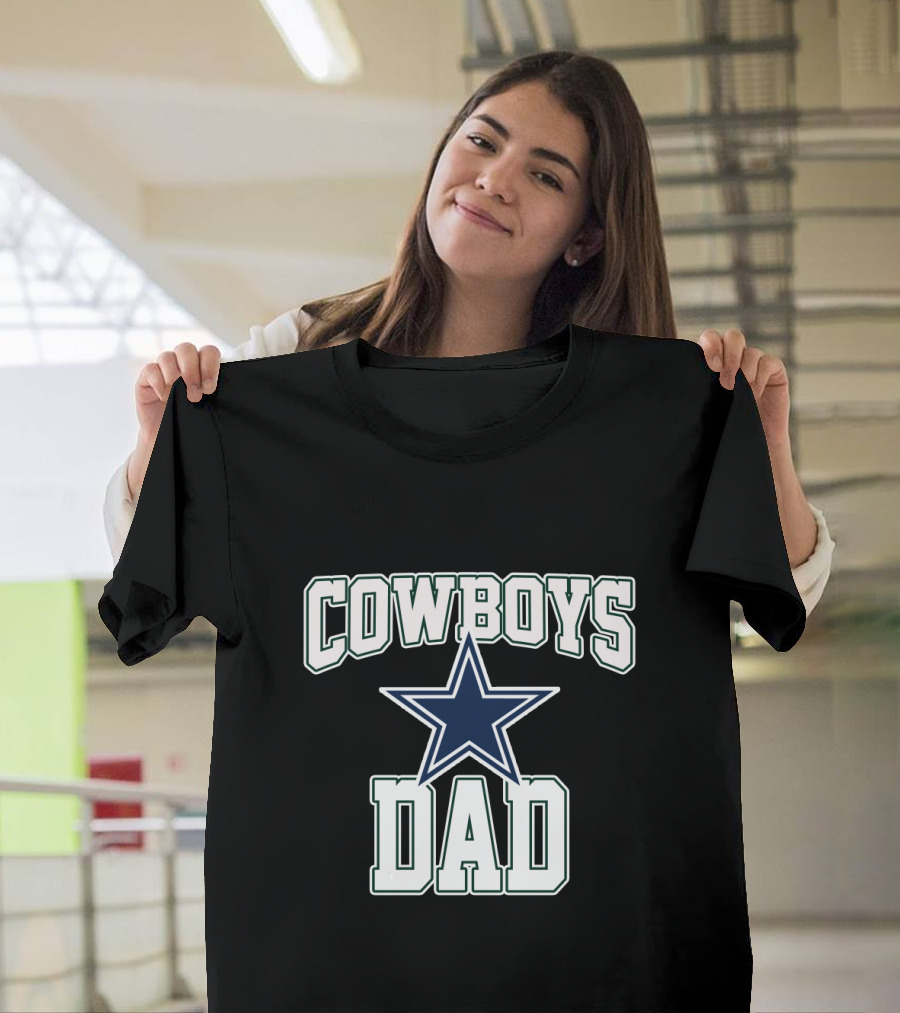 Dallas Cowboys Dad Father's Day Star T-Shirt