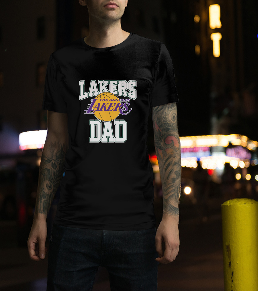 Los Angeles Lakers Best Dad Father's Day T-Shirt