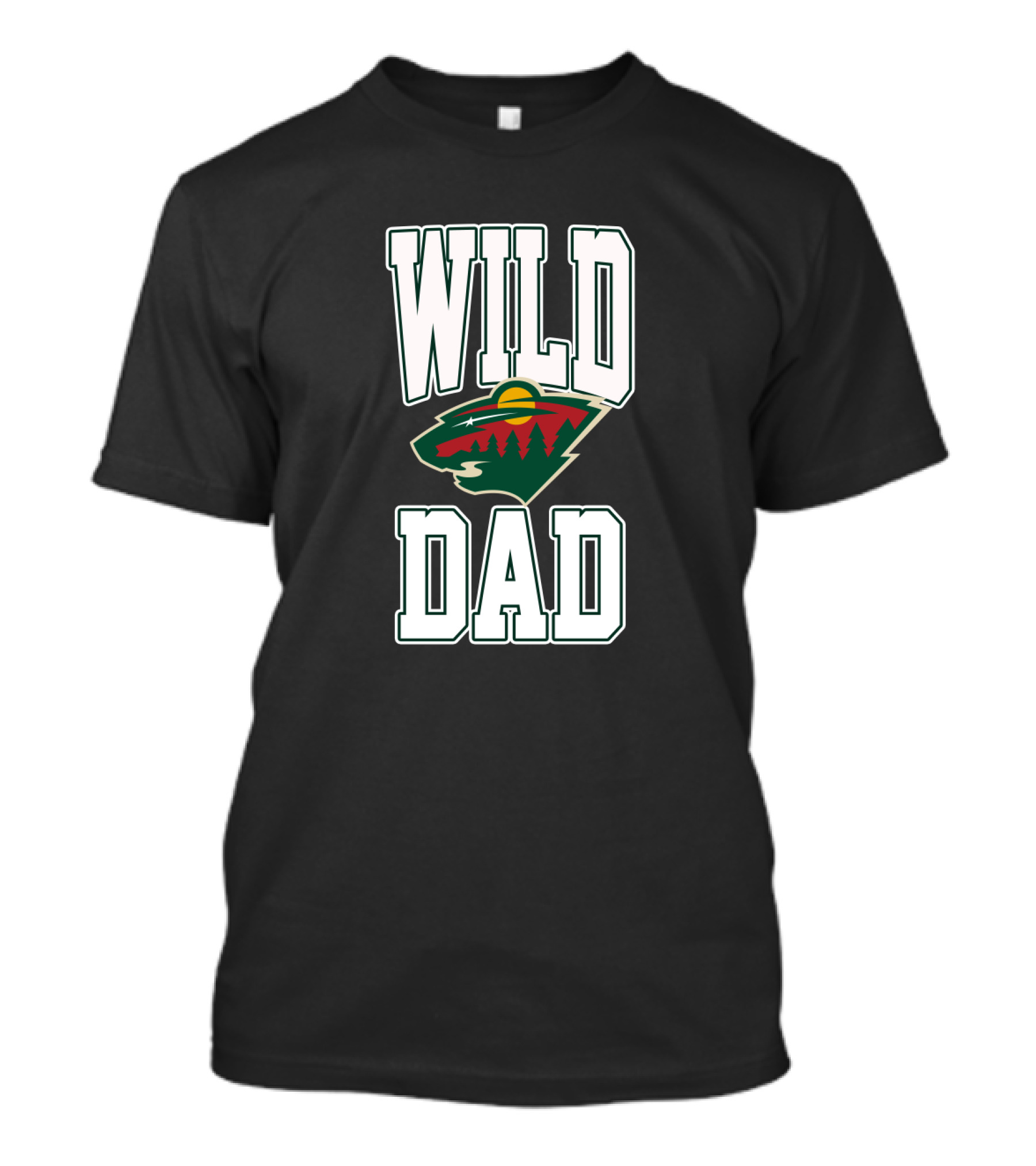 Minnesota Wild Dad Hockey Fan Gift T-Shirt