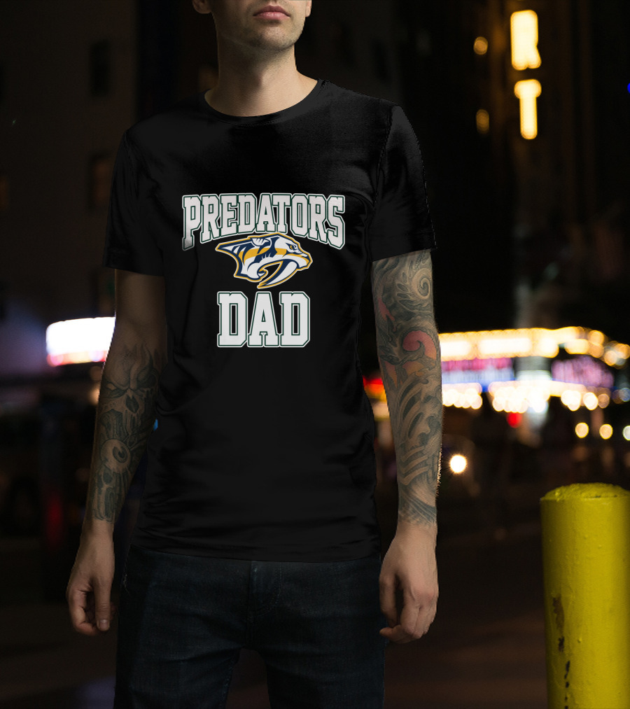 Nashville Predators Dad Bold Team T-Shirt