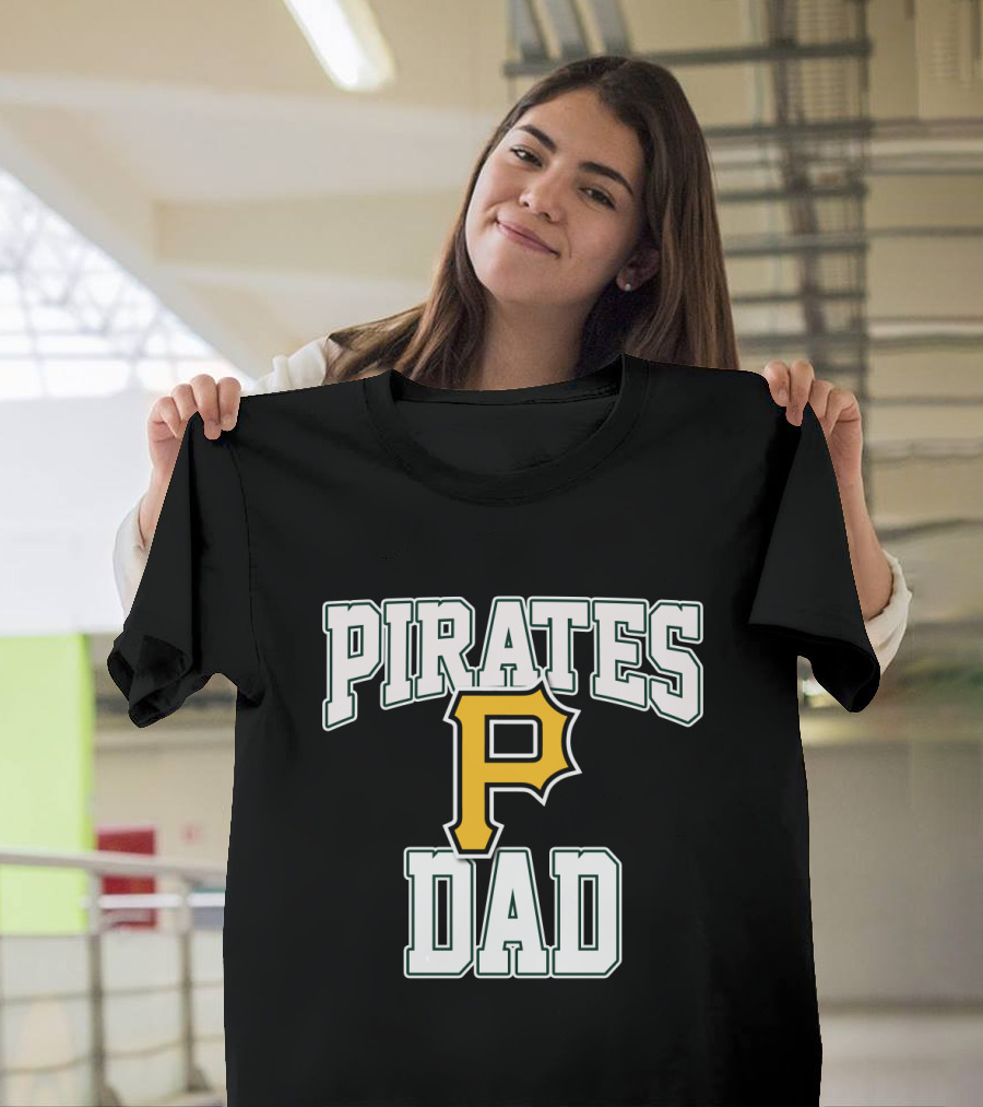 Pirates Dad Pittsburgh Pirates P Logo Baseball Team T-Shirt