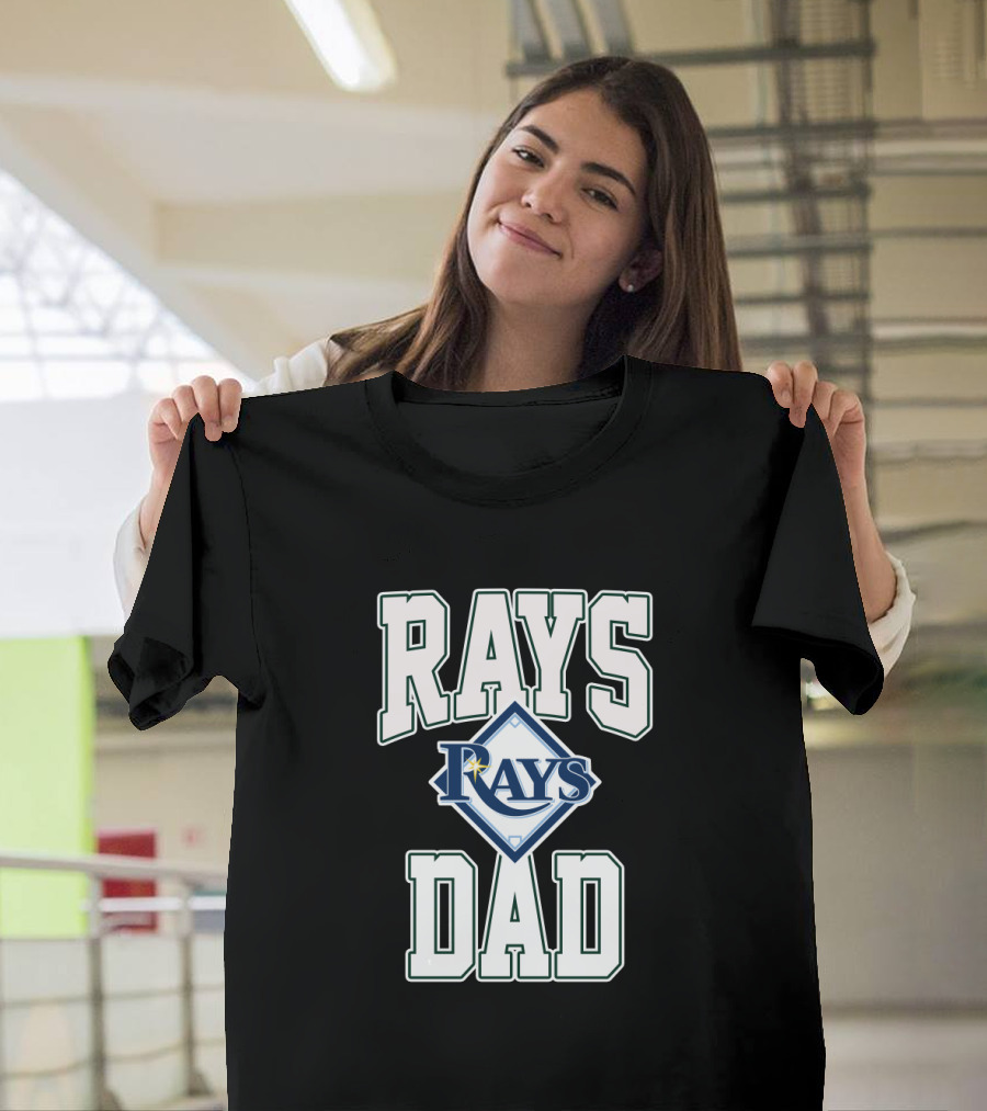 Rays Dad Tampa Bay Baseball Enthusiast Dad Fan Gear T-Shirt