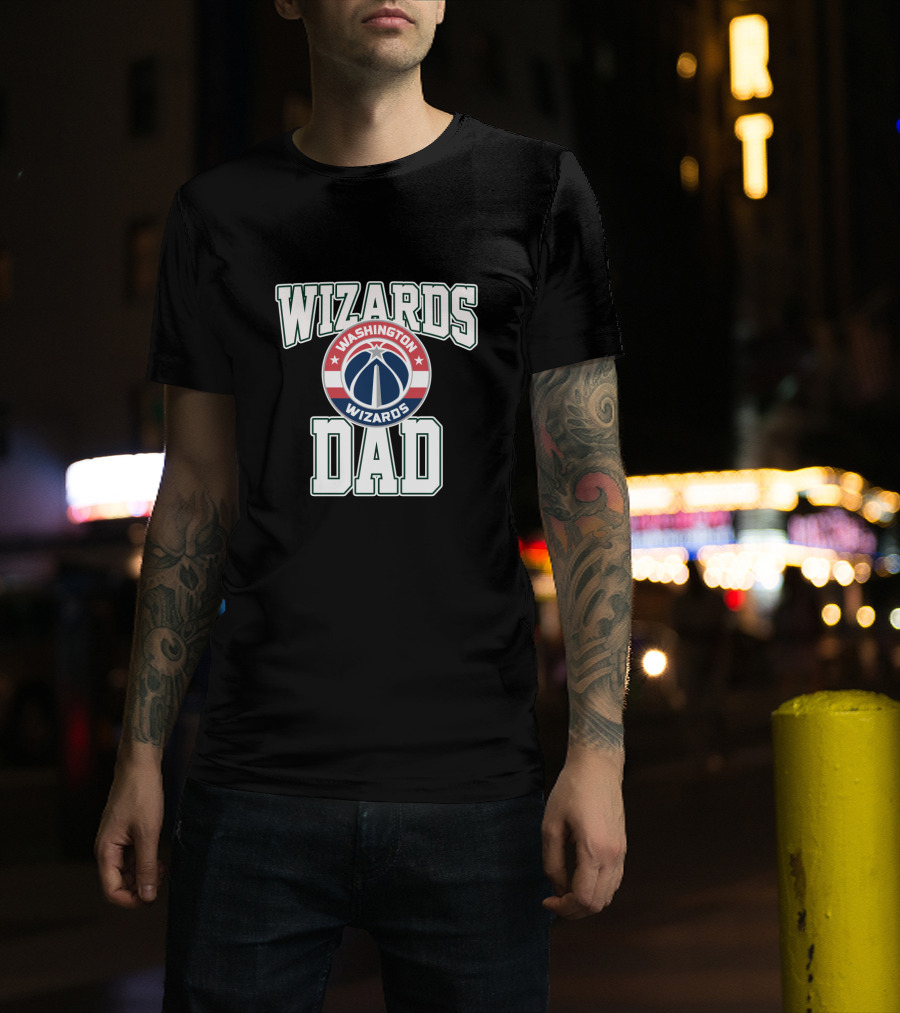 Washington Wizards Dad Father's Day Gift Nba Fan T-Shirt