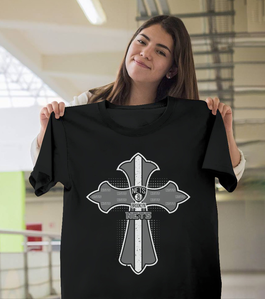Brooklyn Nets Cross For Jesus Fans T-Shirt