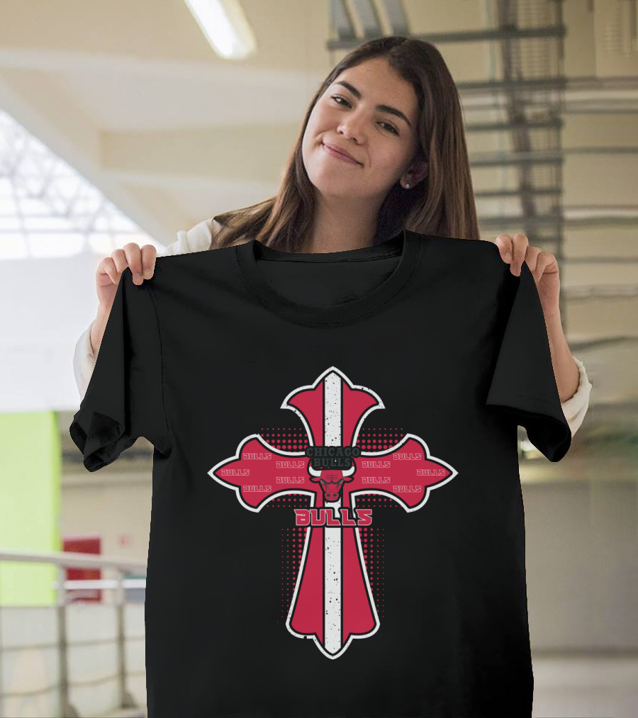 Chicago Bulls Cross For Jesus Fans T-Shirt