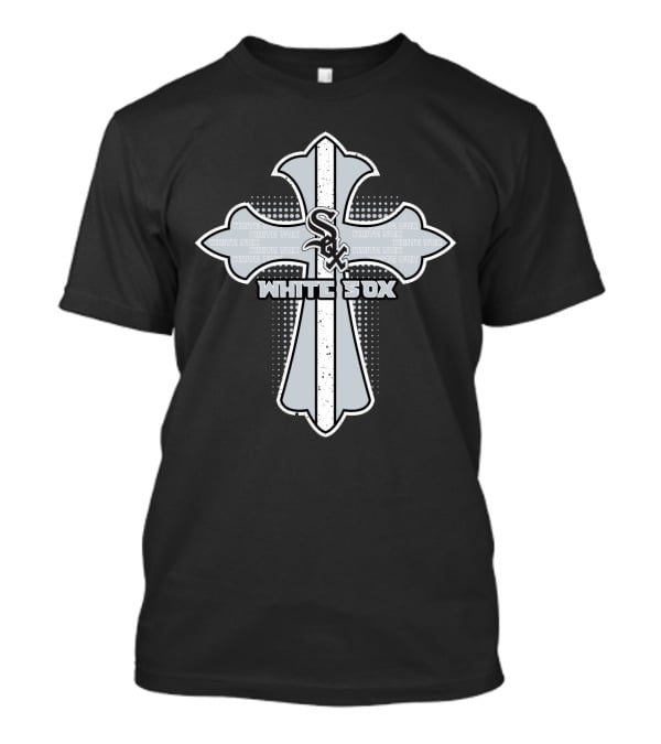 White Sox Cross Design For Jesus And Chicago Fans T-Shirt