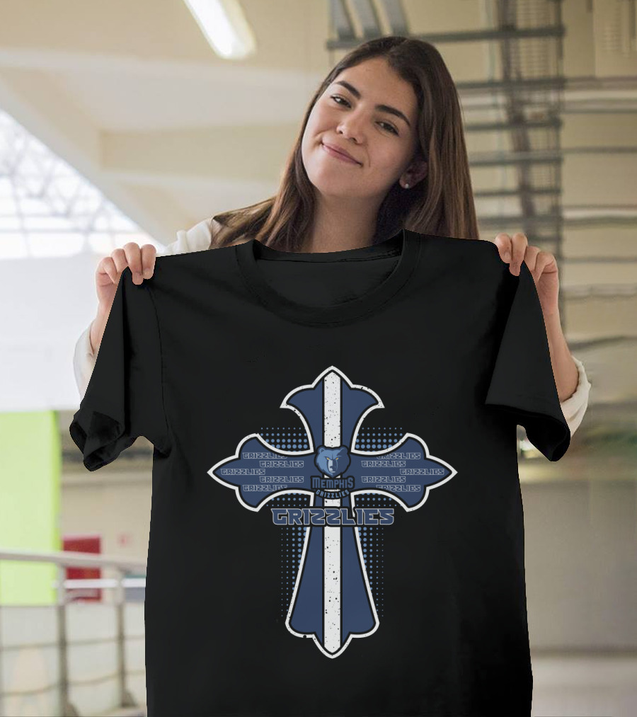 Memphis Grizzlies Cross For Jesus Fans T-Shirt