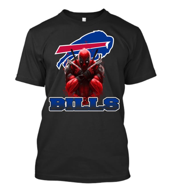 Buffalo Bills Deadpool Crossover Fans Unite T-Shirt