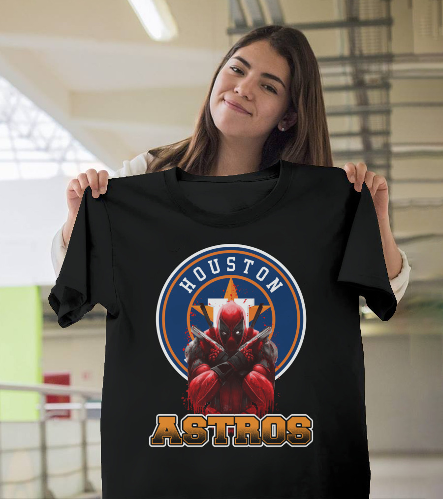 Houston Astros Deadpool Crossover T-Shirt