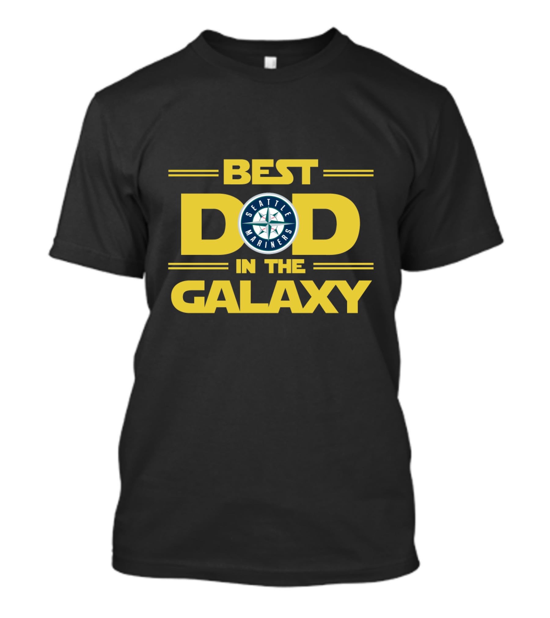 Seattle Mariners Best Dad In The Galaxy T-Shirt