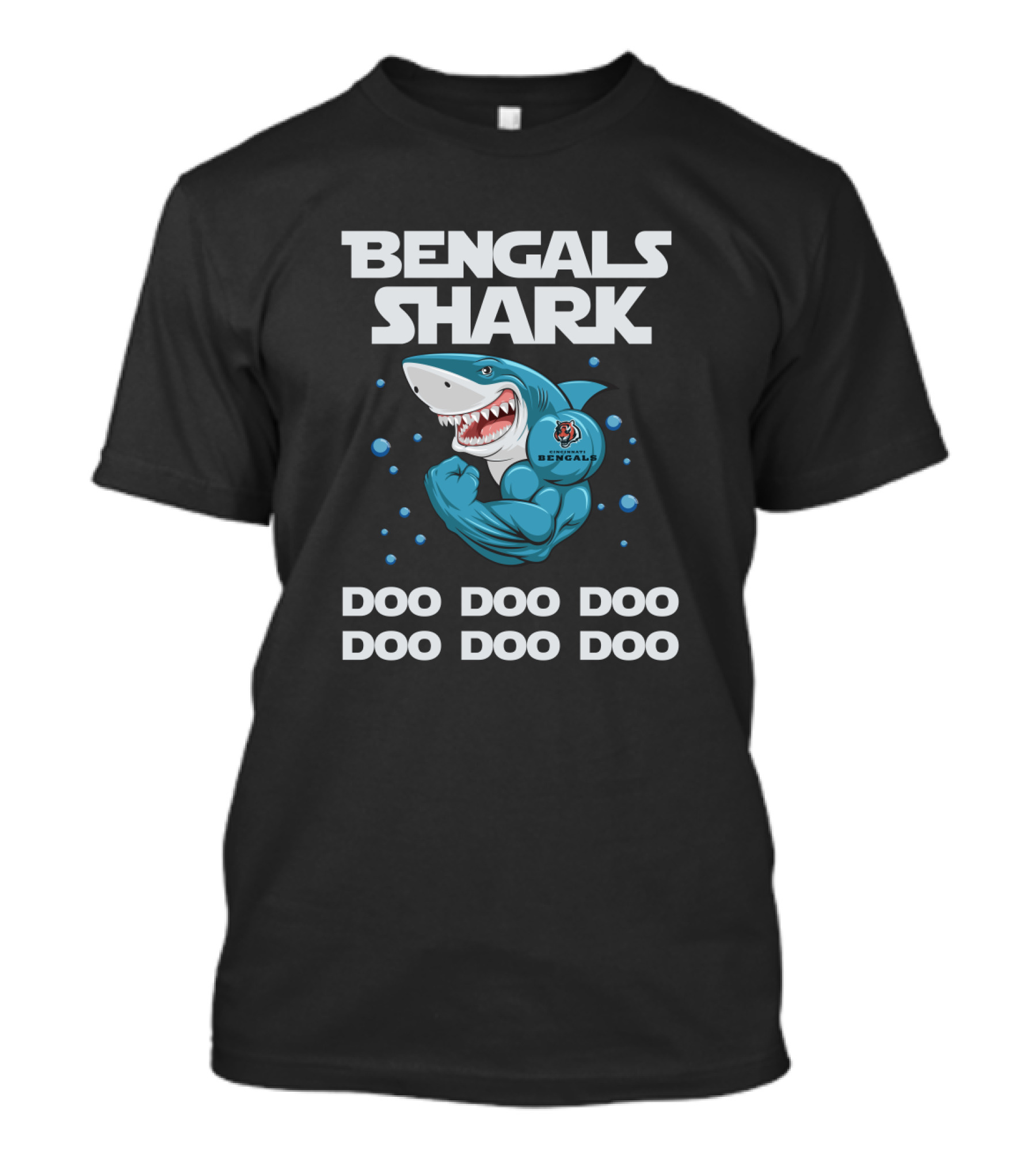 Bengals Shark Doo Doo Doo Nfl T-Shirt