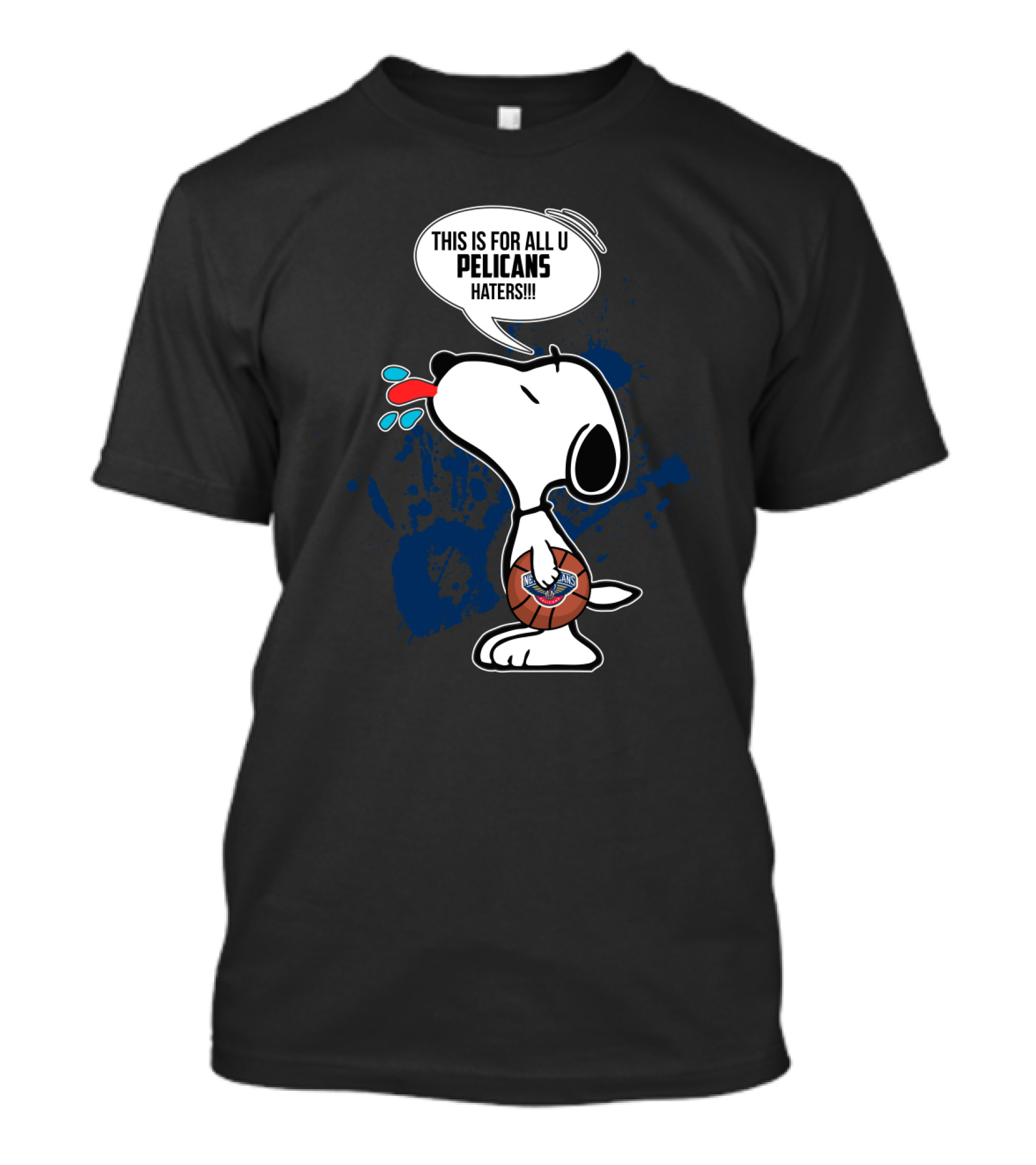 Snoopy Pelicans Haters New Orleans Fans T-Shirt