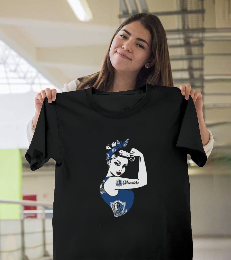 Dallas Mavericks Unbreakable Strong Girl T-Shirt