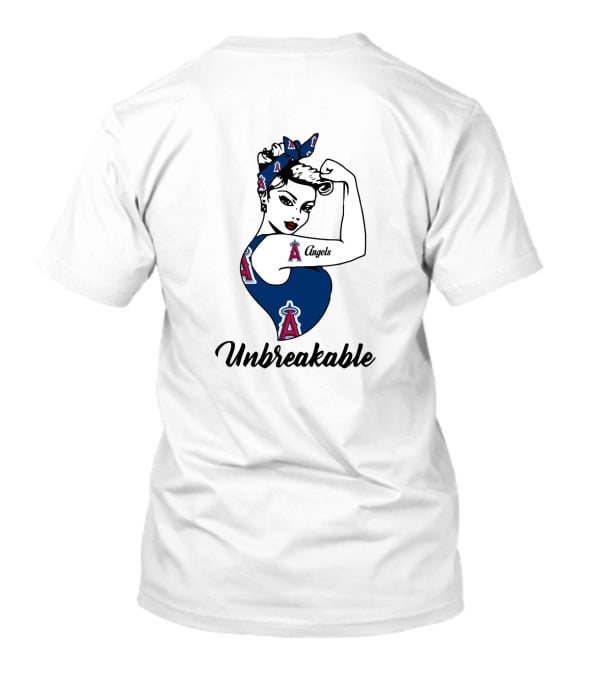 Unbreakable Los Angeles Angels Strong Woman T-Shirt