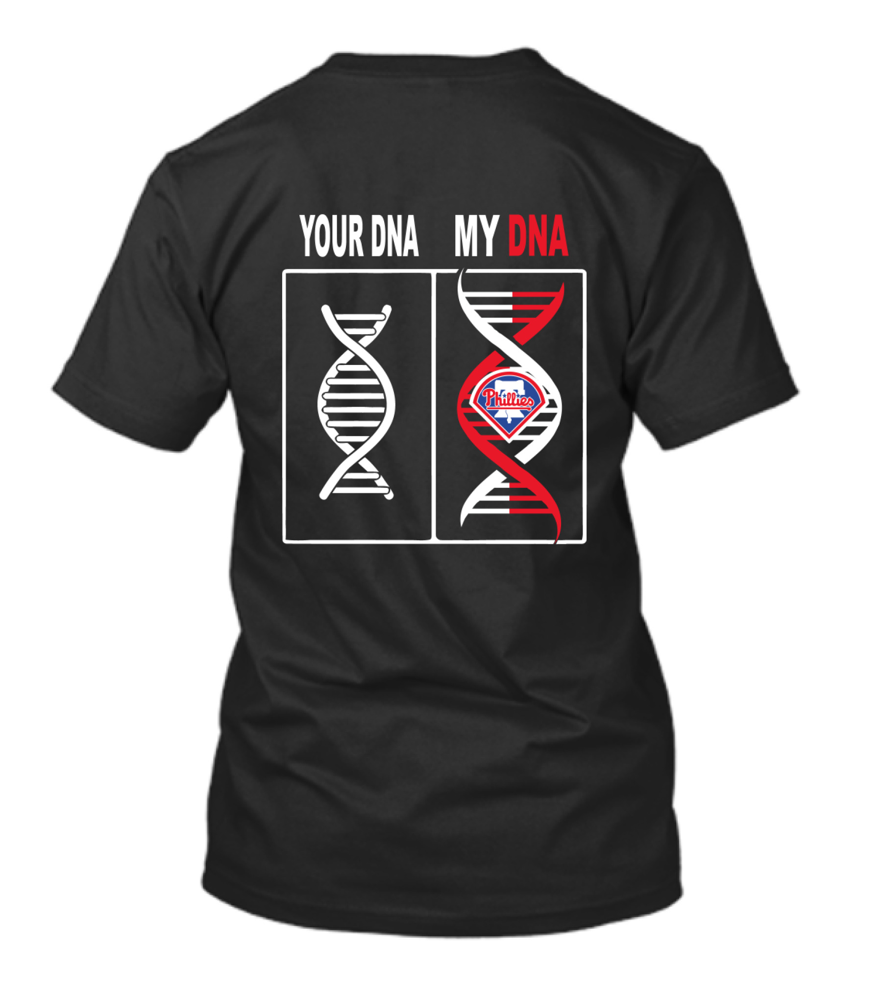 Philadelphia Phillies DNA Fan Identity With Team T-Shirt