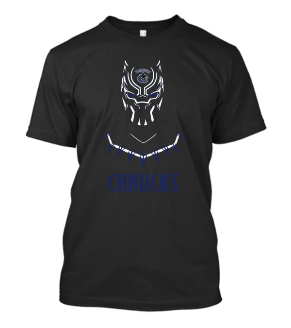 Wakanda Vancouver Canucks Fans Black Panther T-Shirt
