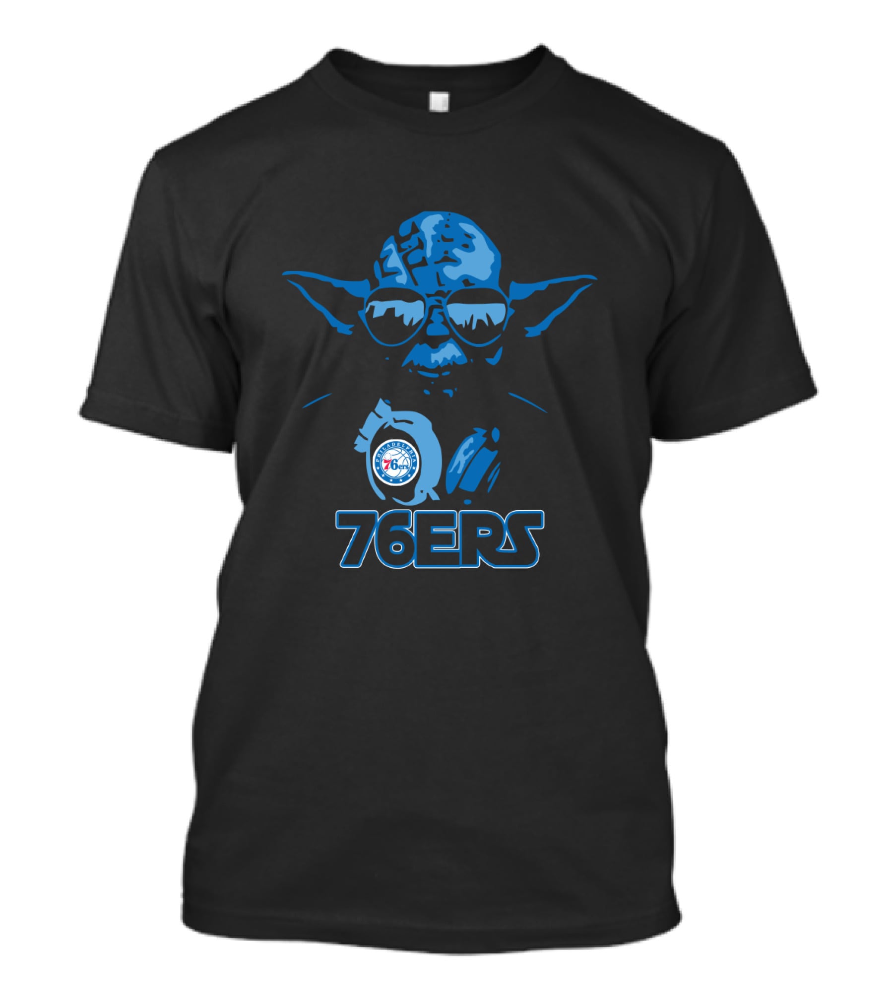 76ers Yoda Star Wars Philadelphia Fans T-Shirt