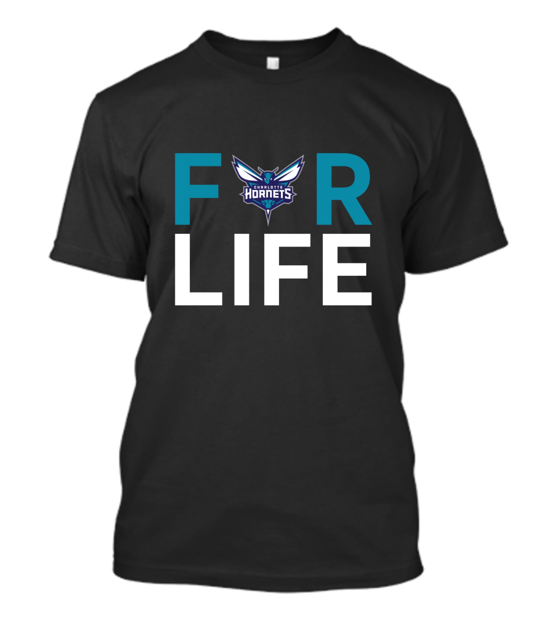 Charlotte Hornets For Life Fans T-Shirt