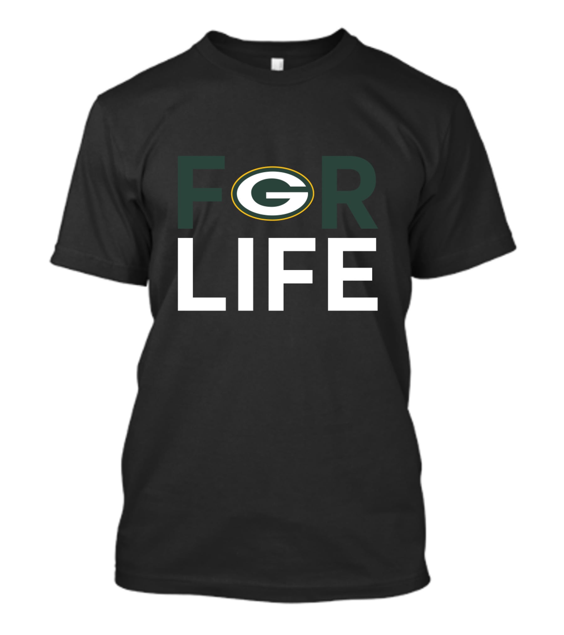 For Life Green Bay Packers Fans T-Shirt