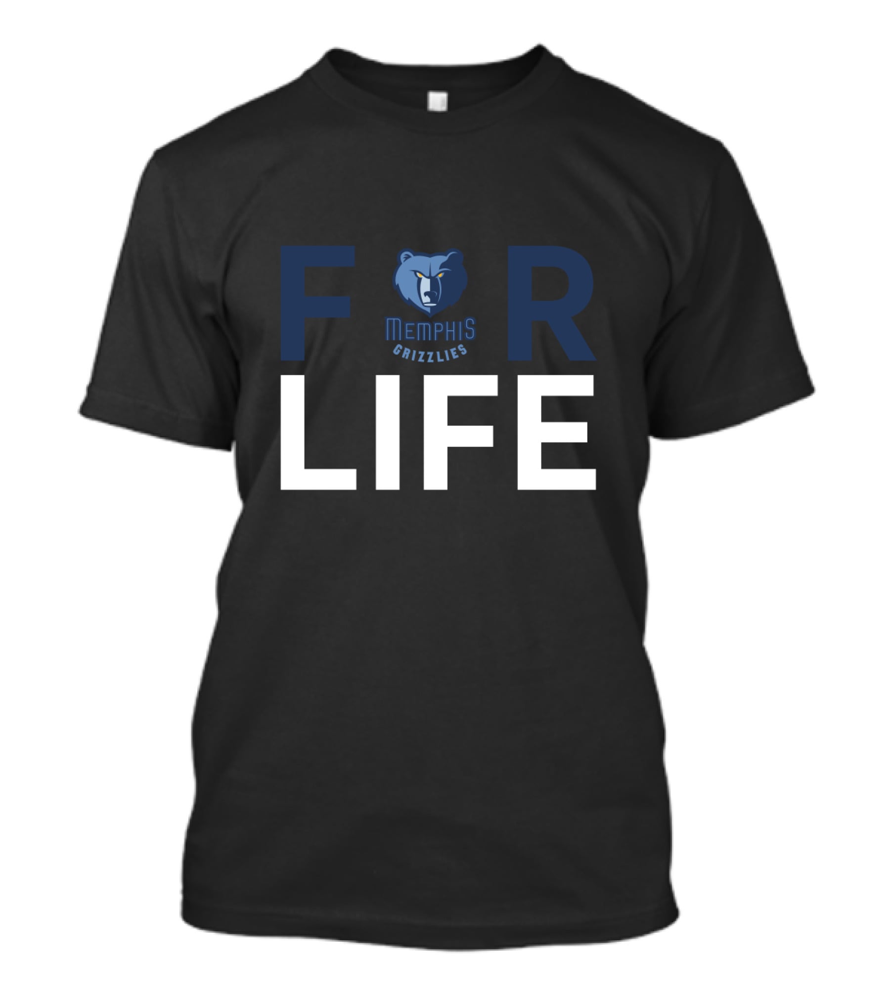 For Life Memphis Grizzlies Fan Support T-Shirt