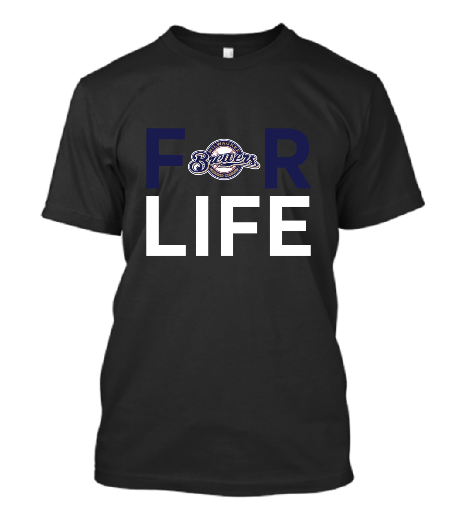 Milwaukee Brewers For Life Fan Commitment T-Shirt