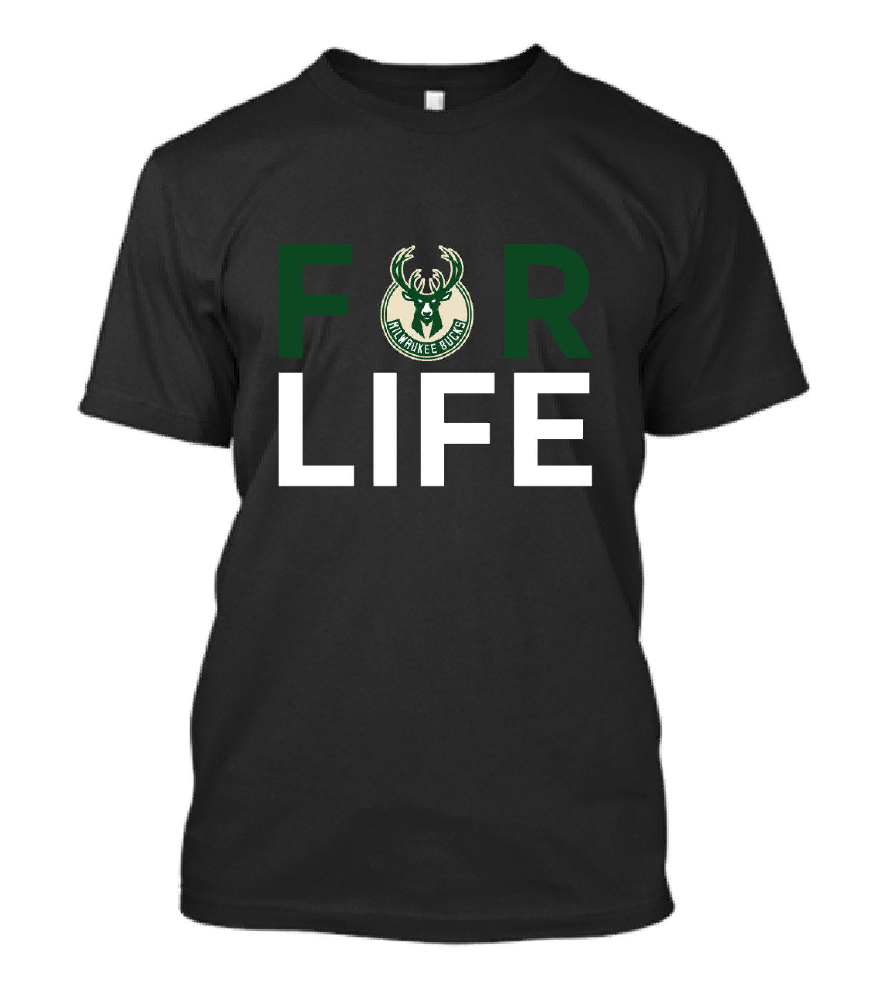 Milwaukee Bucks For Life Fan Loyalty T-Shirt