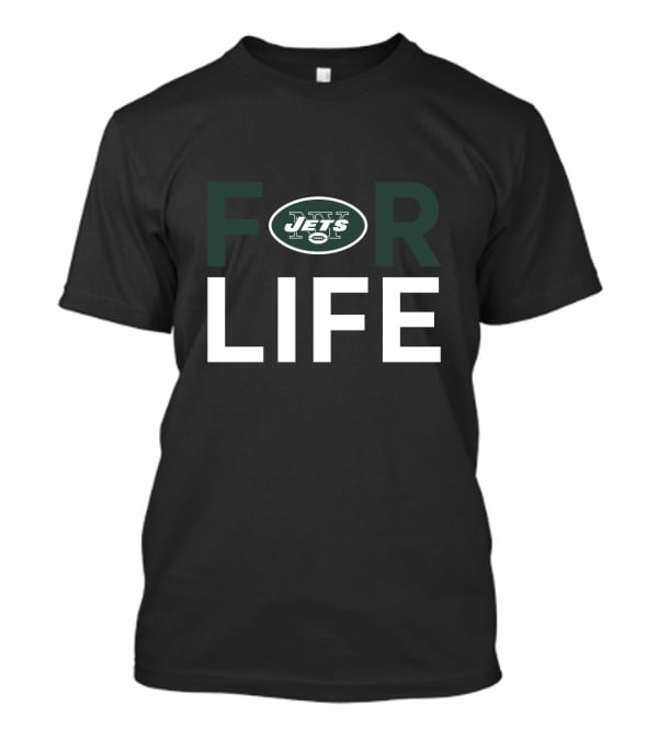 New York Jets Logo Green For Life Sports Fans T-Shirt