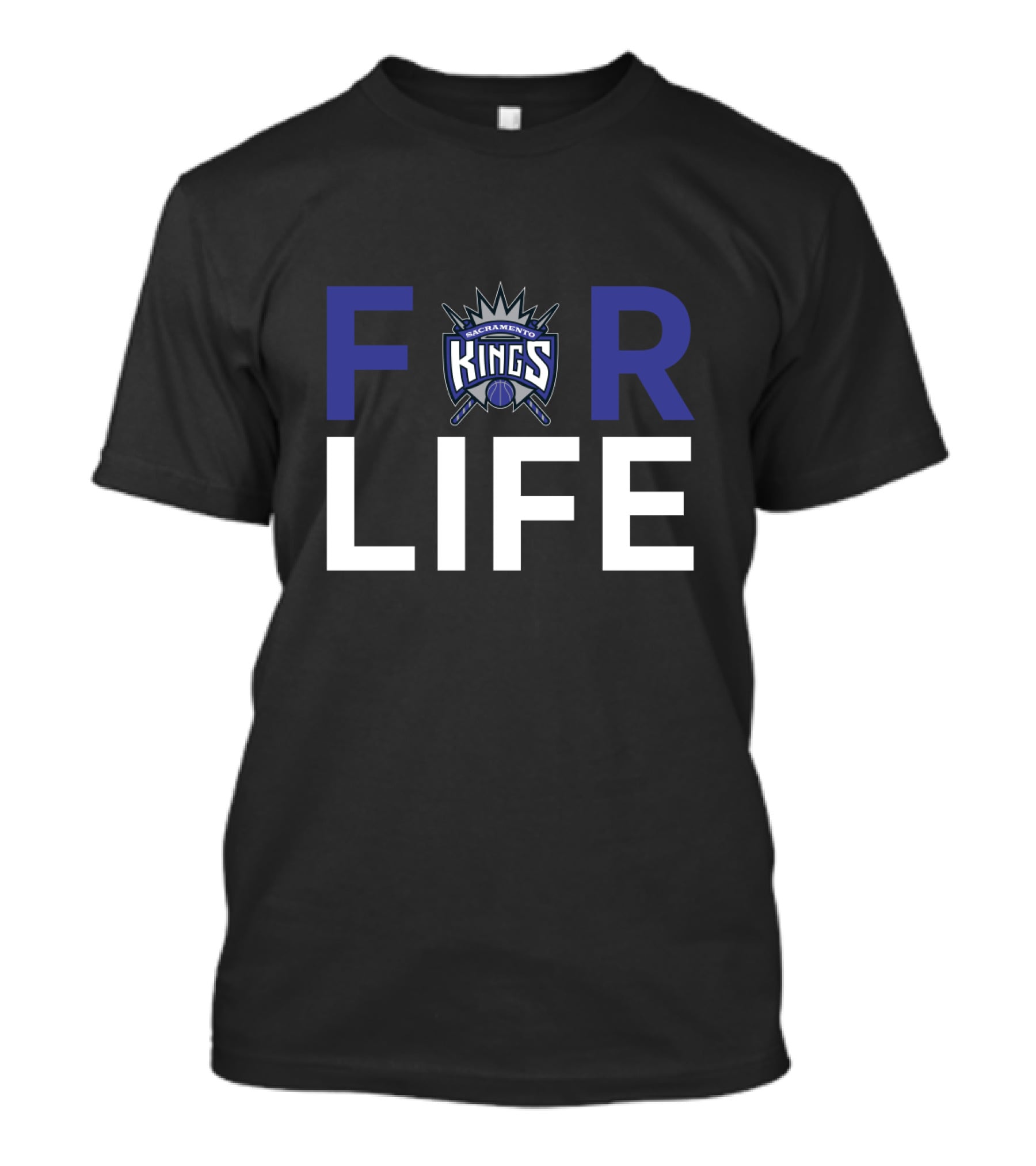 Sacramento Kings Logo For Life Fan Support T-Shirt
